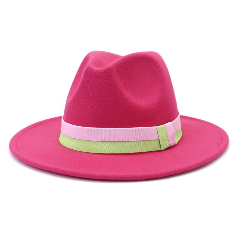 Unisex Autumn Winter New Wide  - Fedora Hat Wool review and price