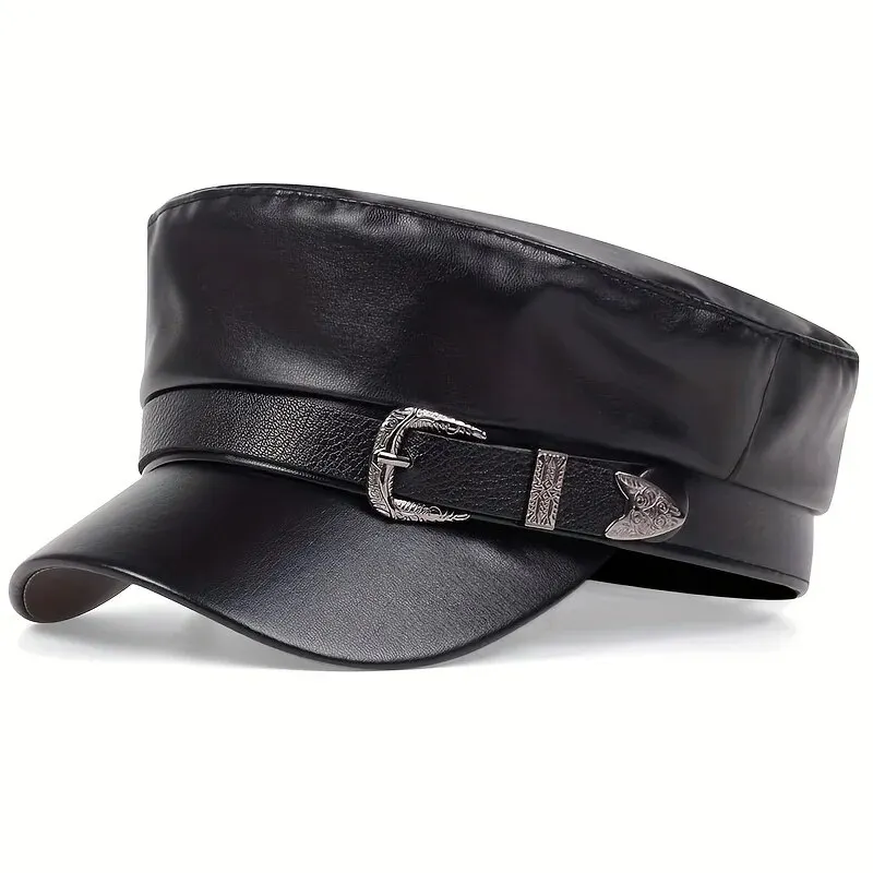 Fashion Women Large Belt Buckl - Snapback Hat Flat review and price