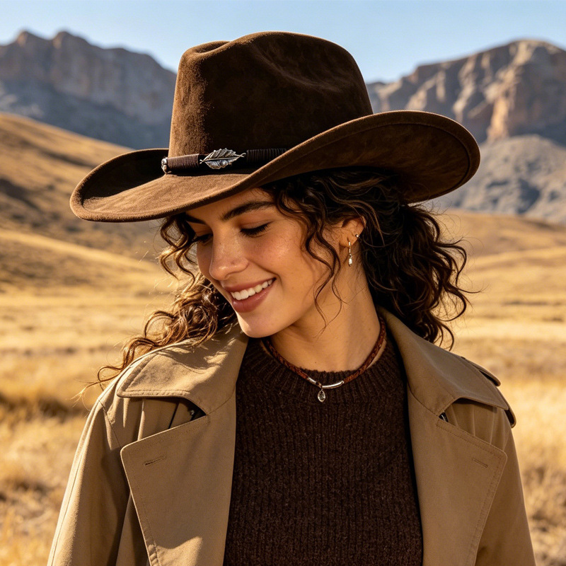 Western Cowboy Style Panama Wo - Fedora Hat Wool review and price